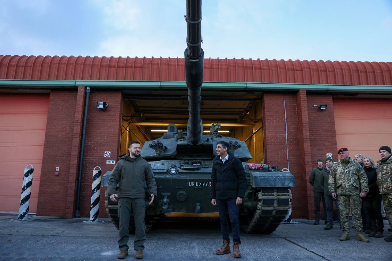 Британские танки Challenger 2 прибудут в Украину в марте, — заявил Риши Сунак