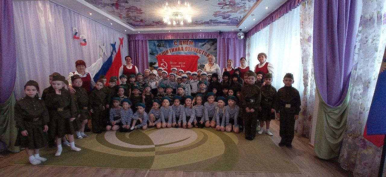 Патриотический утренник перед 23 февраля прошёл детском саду в Тамбове