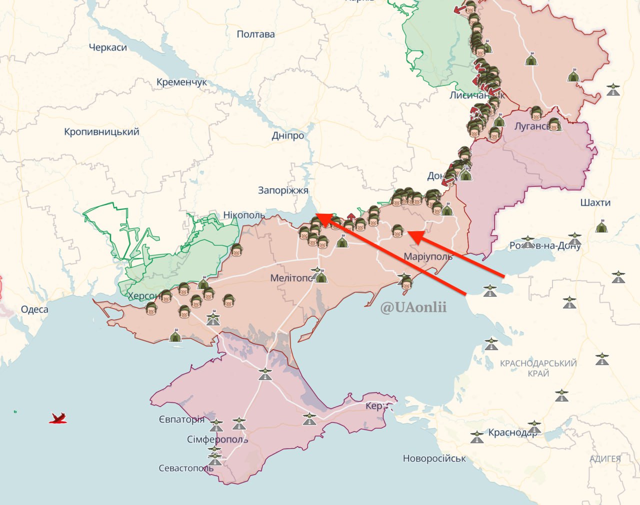 Предварительно сообщается о пуске мопедов со стороны Азовского моря через Запорожье, — Николаевский Ванек