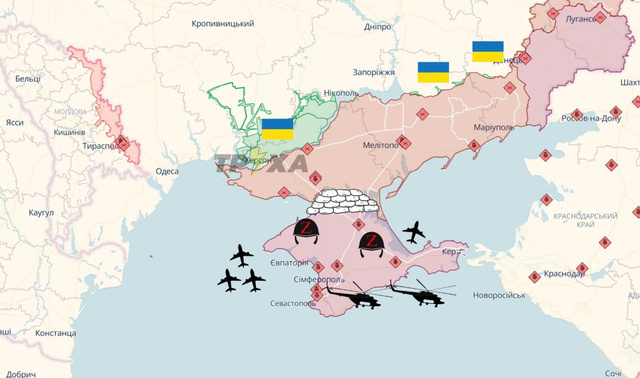 ❗️росіяни готуються до оборони Криму, – ГУР