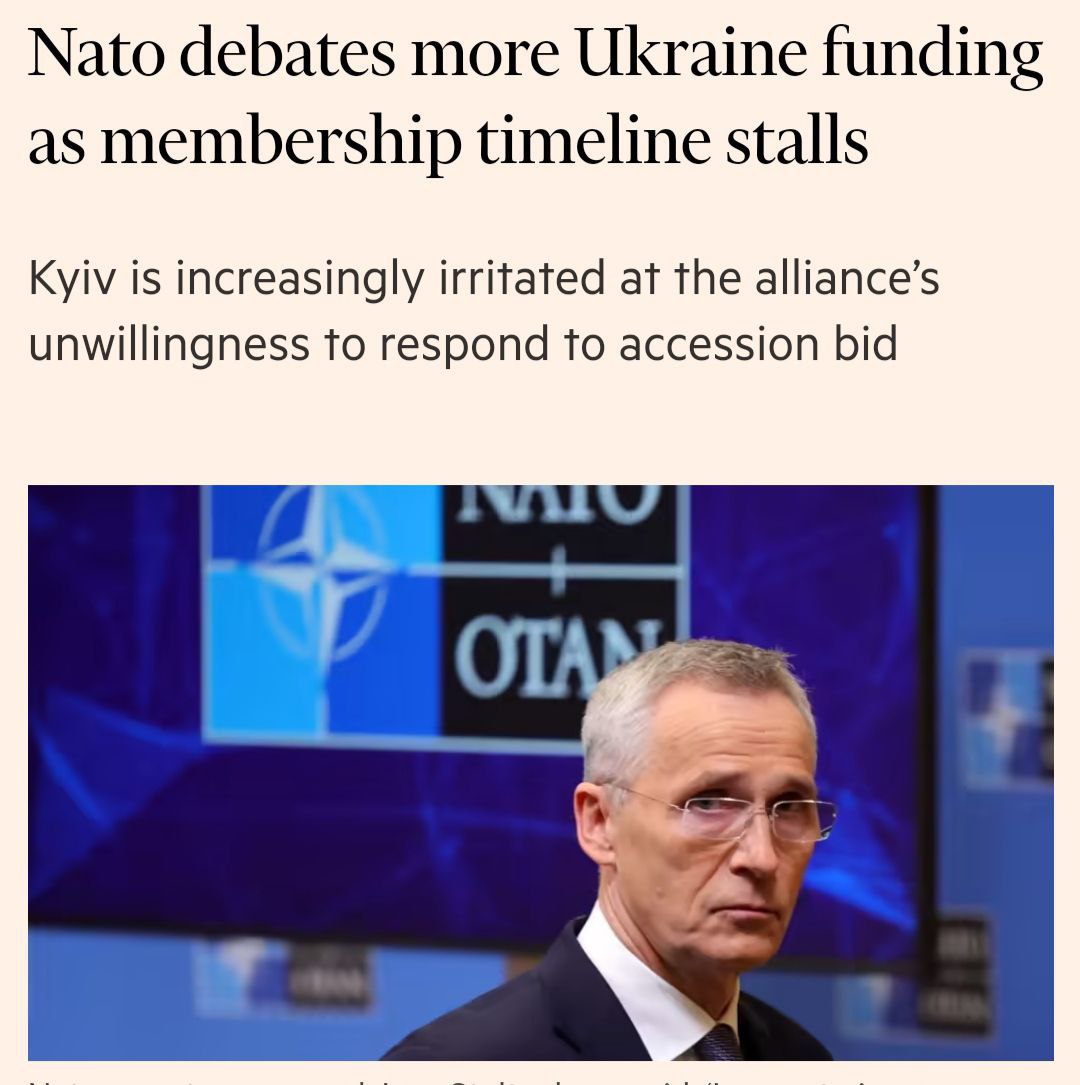 НАТО не сможет предложить Украине членство в ближайшее время, - пишет Financial Times со ссылкой на неназванного дипломата одной из стран НАТО