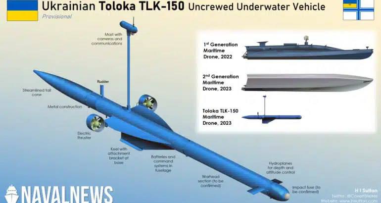 Украинцы создали подводный беспилотник Toloka TLK-150, — Naval News