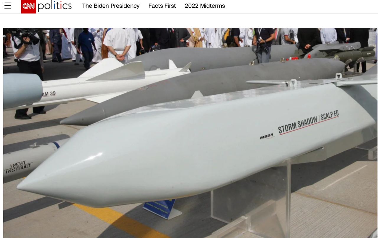 ❗️Великобритания поставила Украине крылатые ракеты большой дальности Storm Shadow перед ожидаемым контрнаступлением, — CNN со ссылкой на источники