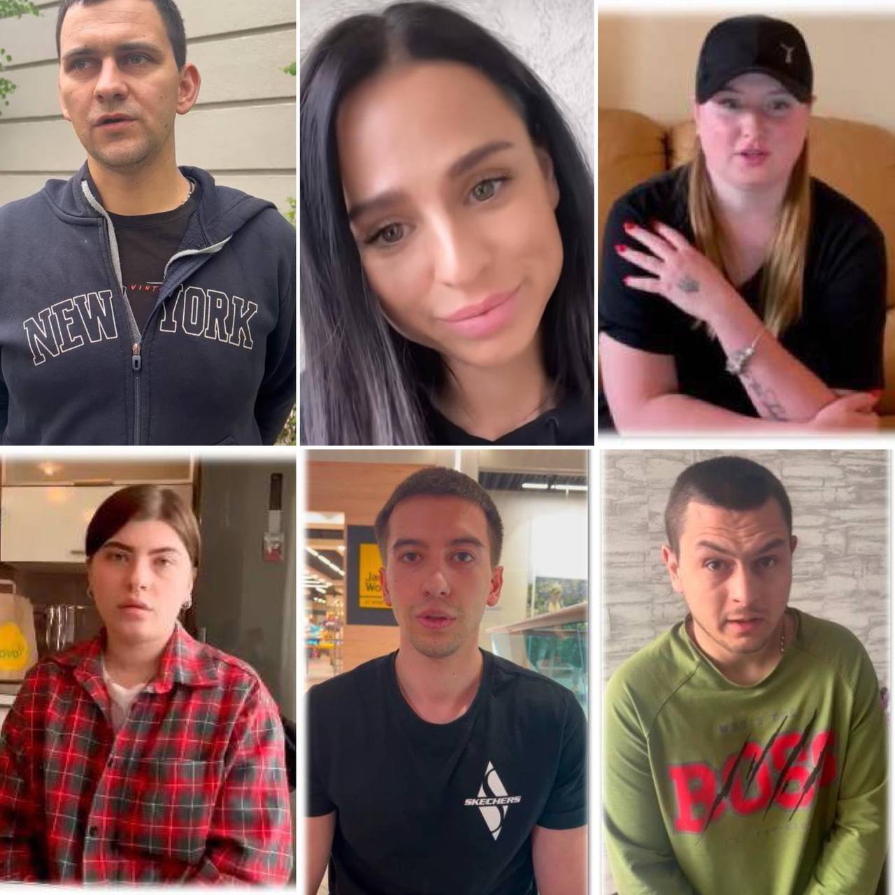 А ось і блогери, які знімали роботу ППО у Києві, та таким чином допомагали окупантам: 