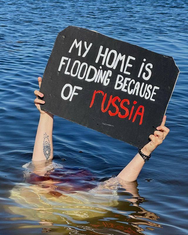 «Мой дом затапливает из-за России»:
