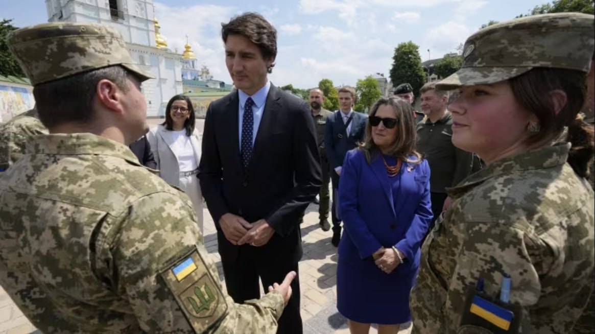 ⚡️Прем'єр-міністр Канади Трюдо прибув з візитом до Києва