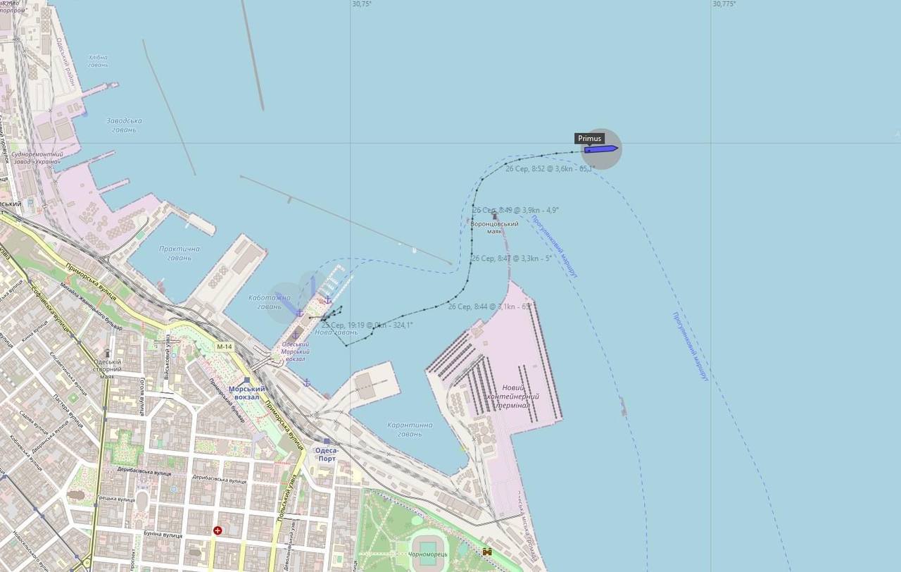 З порту Одеси вийшло вже друге іноземне судно після того, як РФ зірвала "зернову угоду"