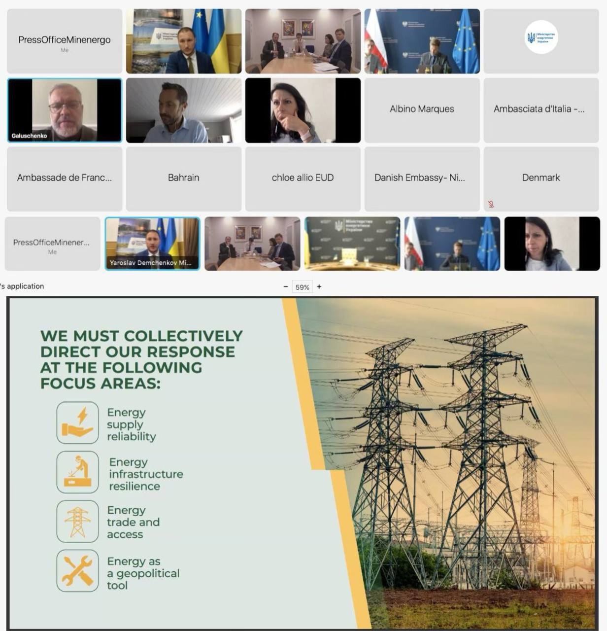 Формула миру Президента Зеленського: енергетична безпека – це надійність постачання, стійкість інфраструктури та диверсифікація 