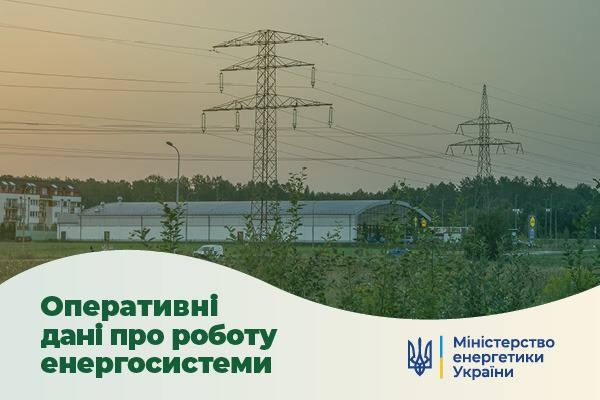 ⚡️ Про ситуацію в українській енергосистемі станом на 8 вересня: t