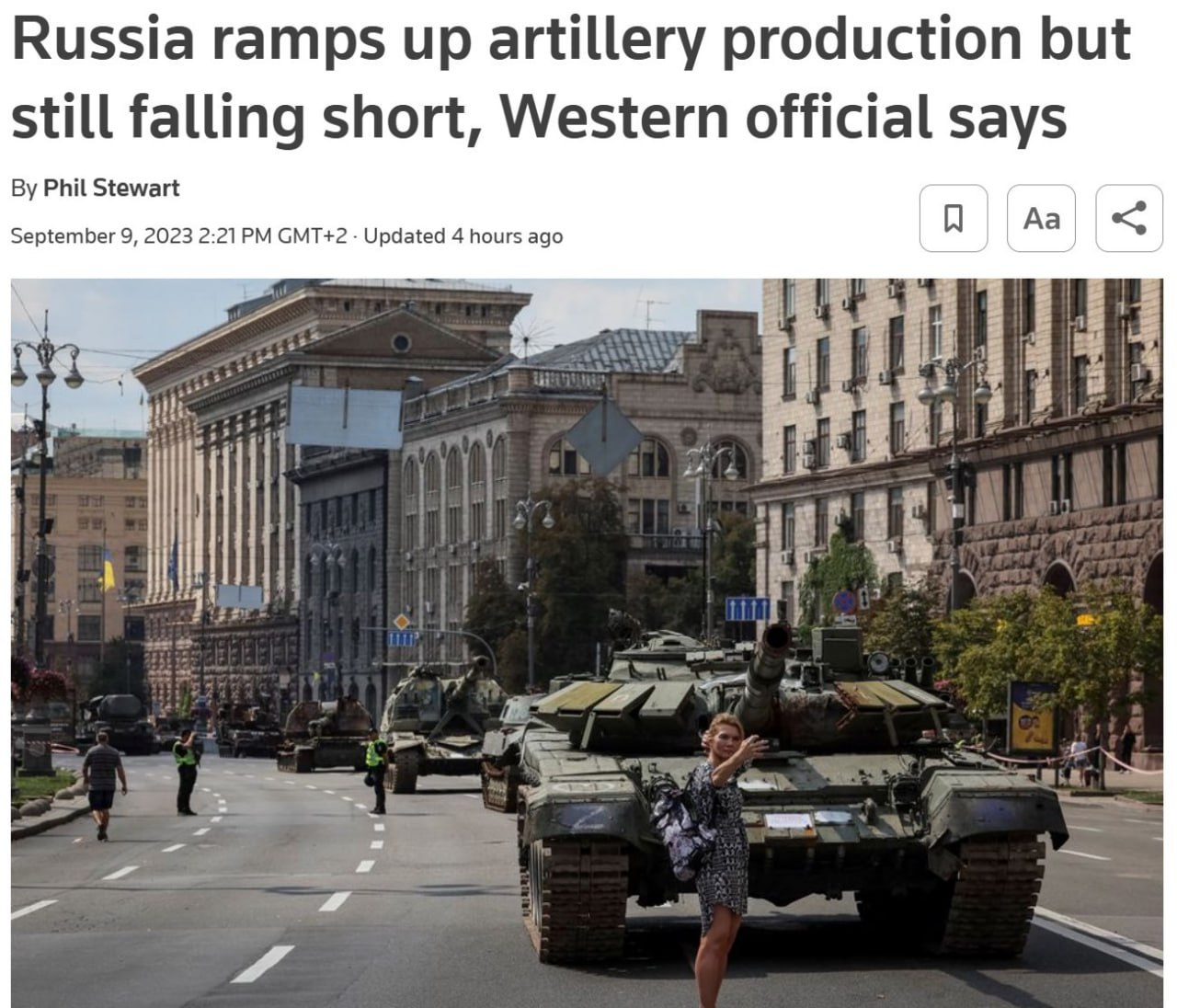 В наступні 2 роки Росія ймовірно зможе вийти на темп виробництва до 2 мільйонів артилерійських снарядів на рік, — Reuters