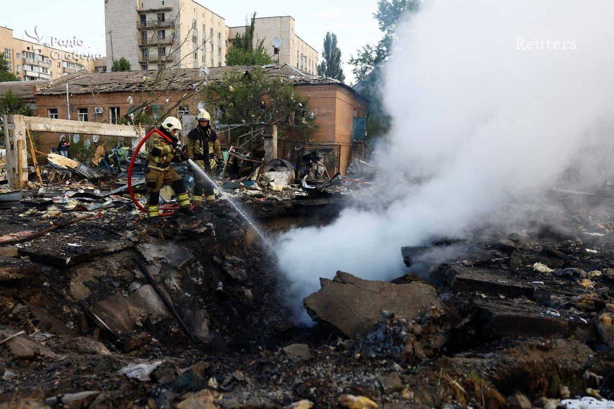 Reuters показало последствия утренней атаки России на Киев