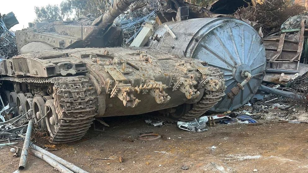Израильский танк украли из зоны