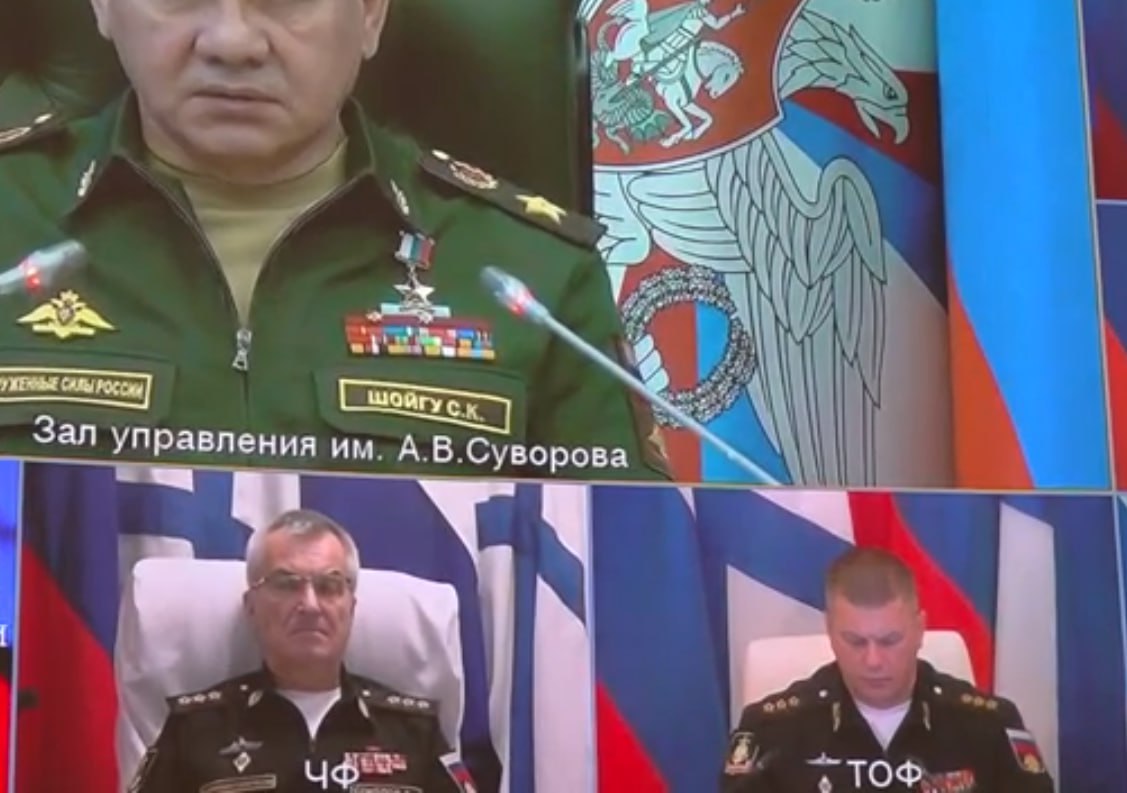 Русня заявляет, что командующий ЧФ Соколов жив, он якобы принимал участие в заседании Минобороны