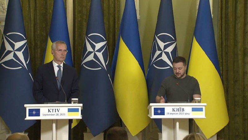 👀Генсек НАТО Столтенберг із неоголошеним візитом прибув до Києва та зустрівся із президентом Зеленським - Суспільне