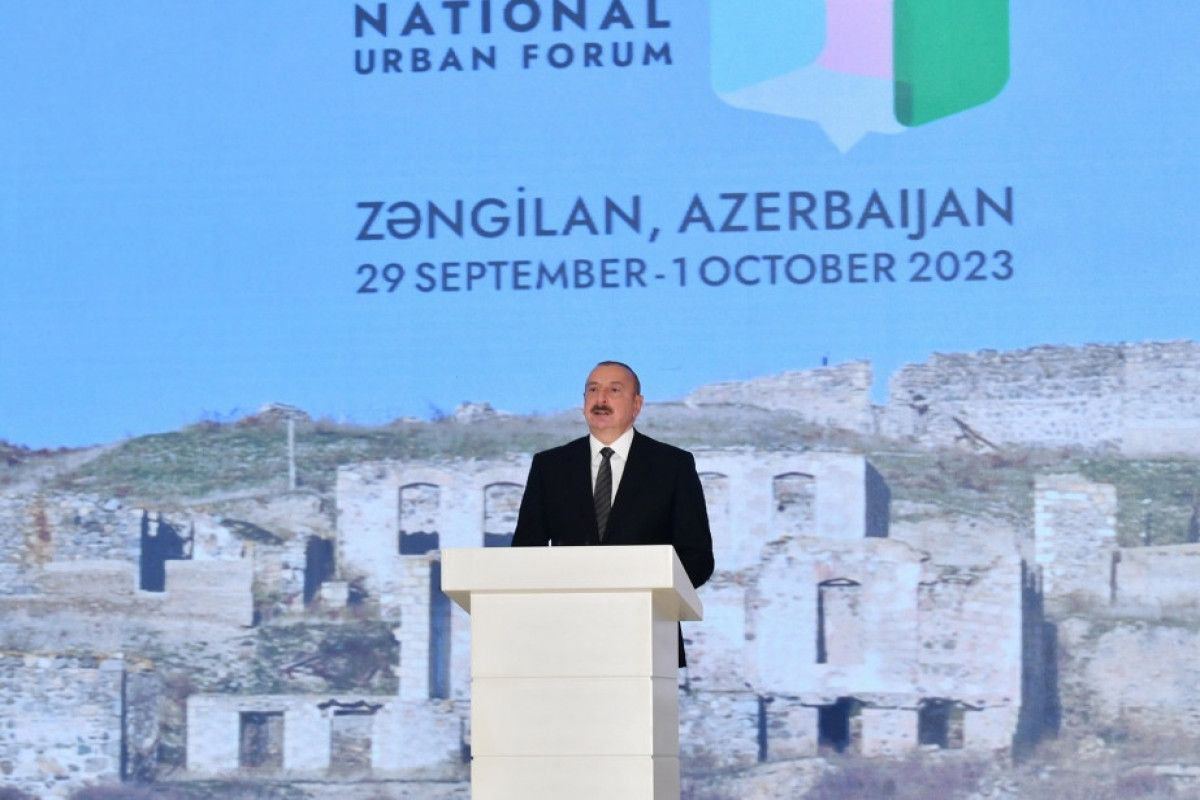 Ильхам Алиев заявил, что Азербайджан