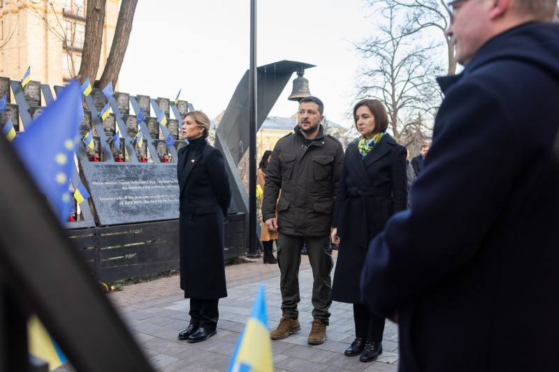 Президентка Молдови прибула в Київ на День Гідності та Свободи, — ОП